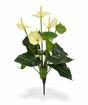 Anthurium kunstplant wit 40 cm