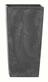 Bloempot URBI SQUARE EFFECT + antraciet inzet 19,5 cm