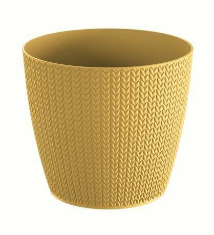 Bloempot WHEATY mosterd 18.9cm
