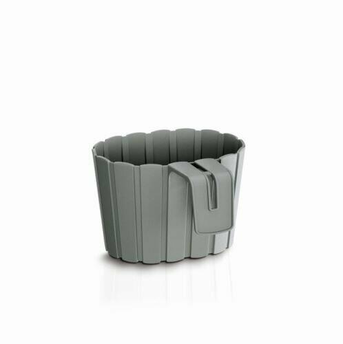 Hangende bloempot BOARDEE HOOK grijs steen 19,4cm