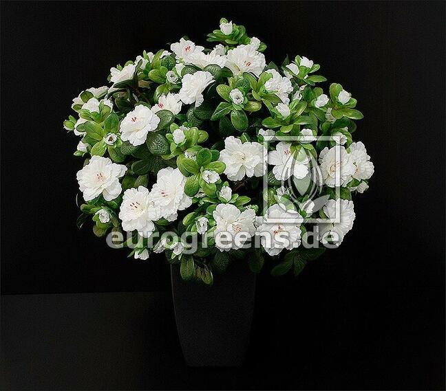 Kunstboeket Belgische Azalea wit 40 cm