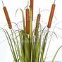 Kunstplant Bat Cattails in pot 90 cm