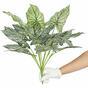 Kunstplant Calladium tweekleurig 50 cm