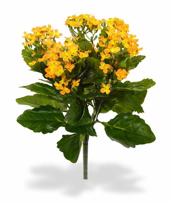 Kunstplant Kalanchoa oranje 30 cm
