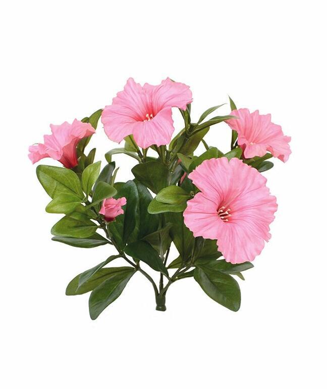 Kunstplant Petunia roze 25 cm