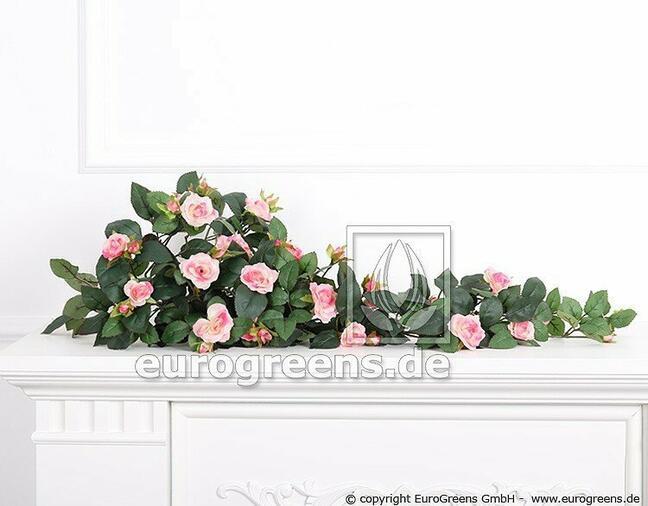 Kunstrank Roos roze 70 cm