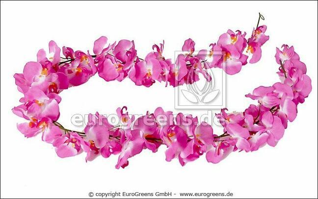Kunstslinger Pink Orchid 200 cm