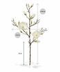 Kunsttak Magnolia creme 100 cm