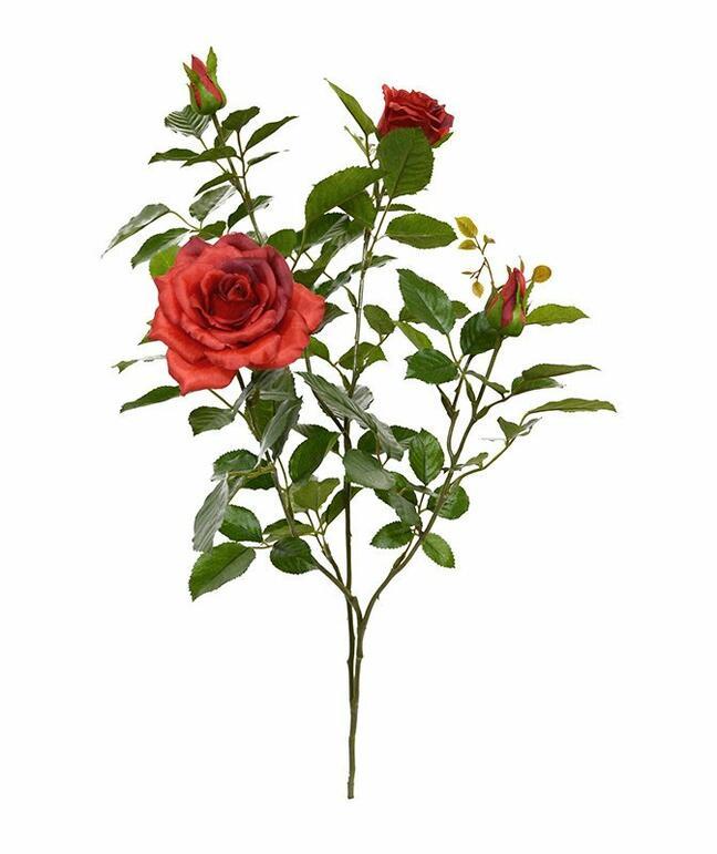 Kunsttak Rode roos 70 cm