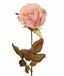 Kunsttak Roze roos 60 cm
