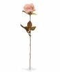 Kunsttak Roze roos 60 cm