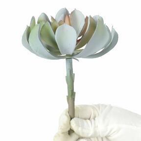 Lotus kunst lotus grijs-roze 14 cm