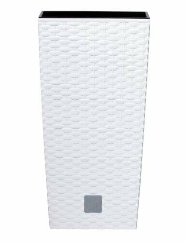 RATO SQUARE bloempot + wit depot 40,0 cm